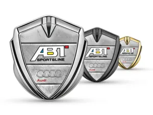 Audi Emblema Metallico Badge Stile High-End Disegno Drift